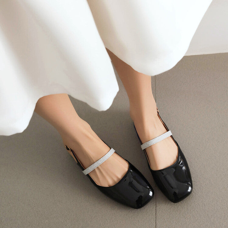 Women Shallow Slingbacks Sandals