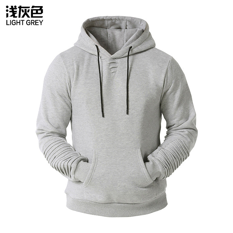 Men's Hollow Out Quilting Sports Casual Hooded Sweater Blazer Hoodies