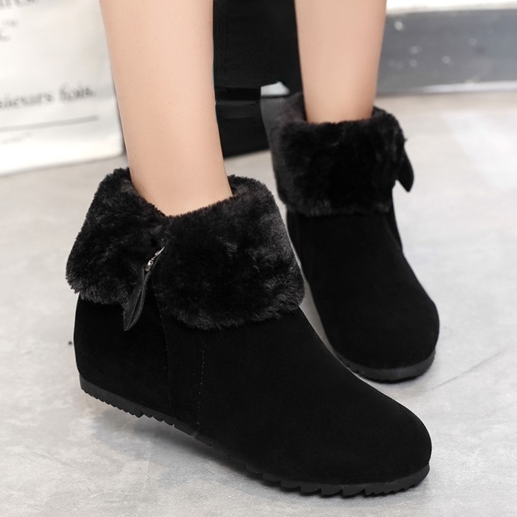 Woman Wedges Heel Snow Boots