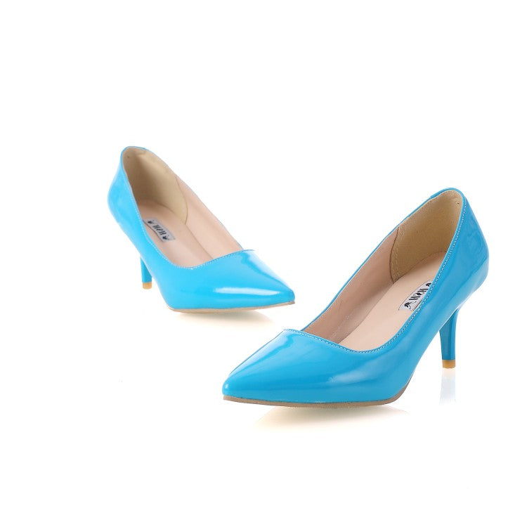 Woman High Heel Stiletto Pumps Jelly Shoes