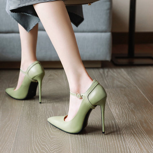 Woman Pointed Toe High Heel Pumps Dress Shoes