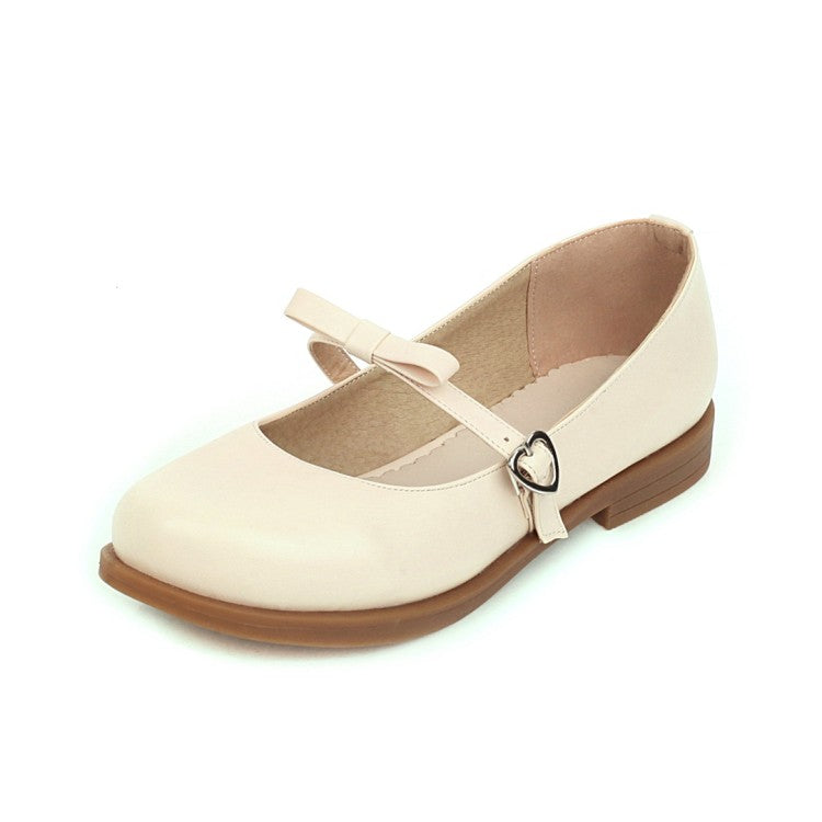 Woman Knot Flats Mary Jane Shoes