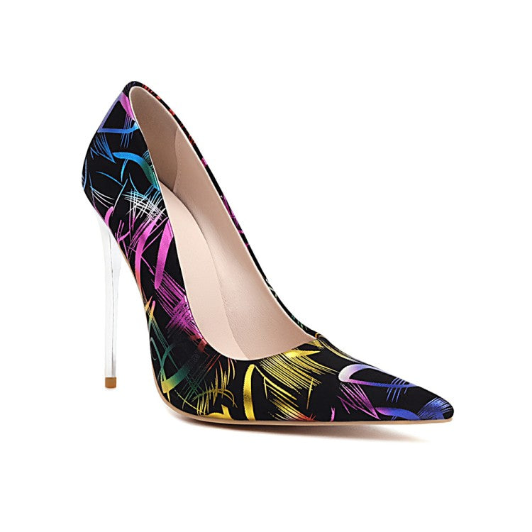 Woman Pointed Toe High Heel Stiletto Pumps