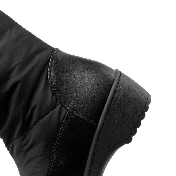 Women Wedge Heels Down Over the Knee Boots for Winter