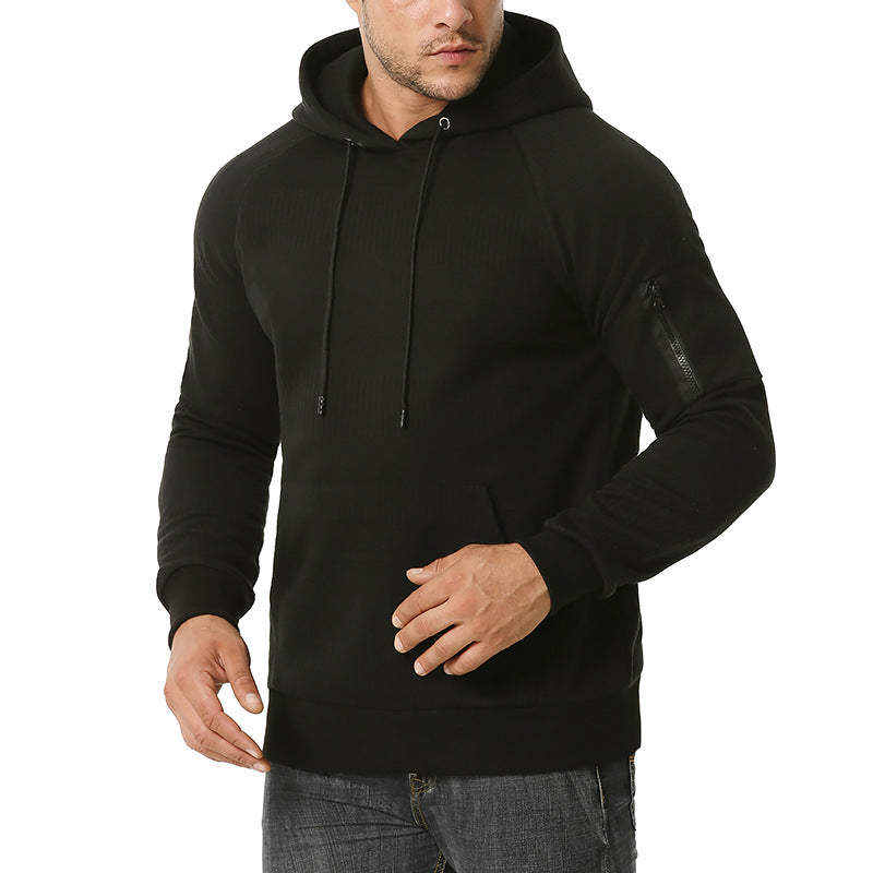Men's Cotton Sports Casual Hooded Sweater Blazer Hoodies