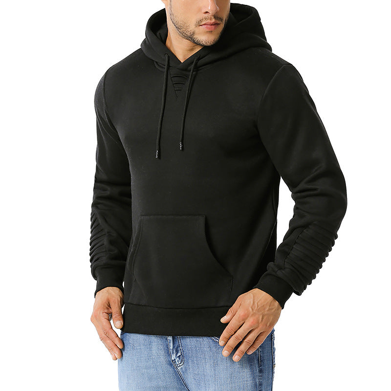 Men's Quilting Sports Casual Hooded Sweater Blazer Hoodies