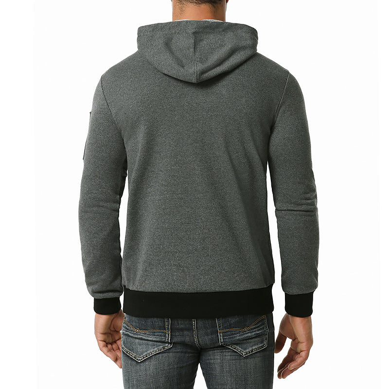 Men's Out Door Sports Casual Hooded Sweater Blazer Hoodies