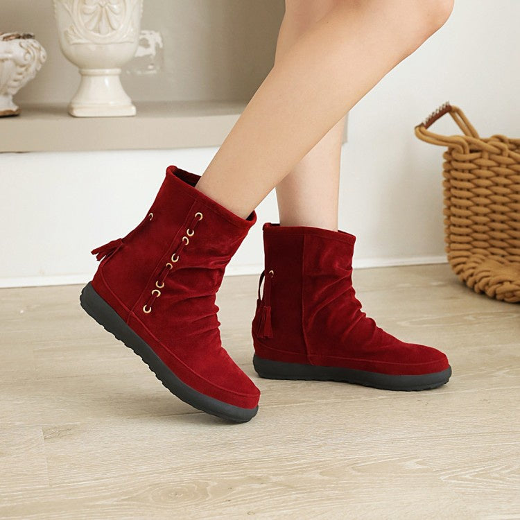 Women's Wedges Heeled Ankle Boots