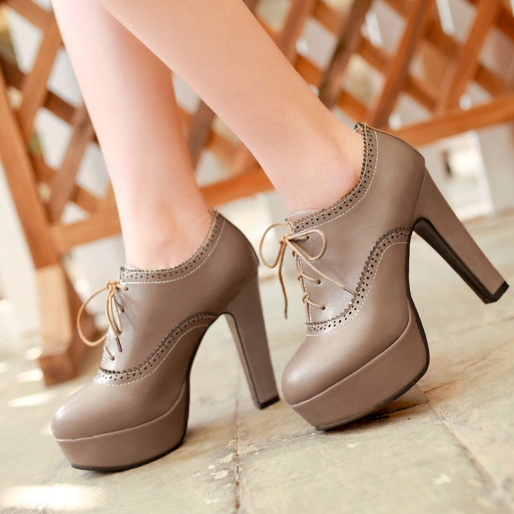 Woman Platform High Heels Shoes