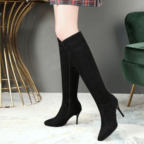 Women Stiletto High Heels Knee High Boots