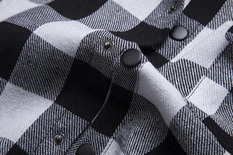 Men's Flannel Plaid Classic Hooded Fashion Dynamic Long Sleeves Shirts