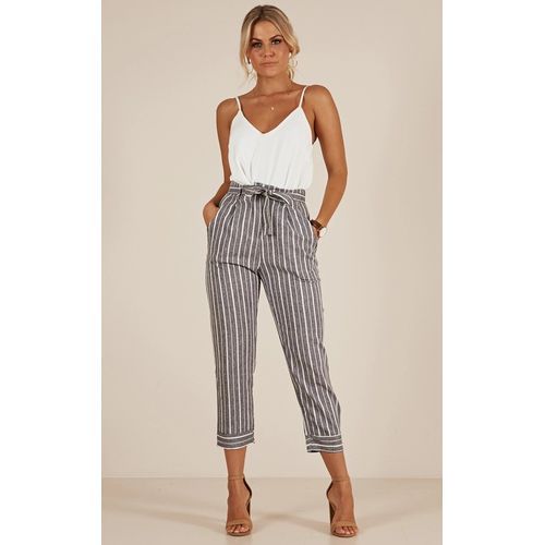High Waist Skinny Cropped Pencil Casual Women Pants
