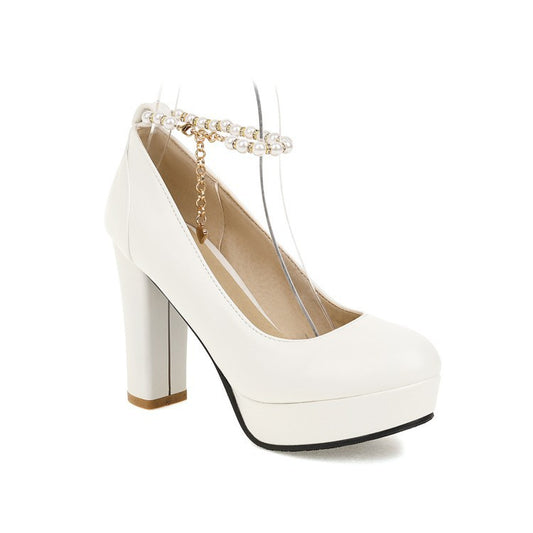 Woman's Pumps High Heeled Large Size